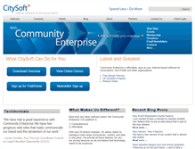 Tablet Screenshot of citysoft.com